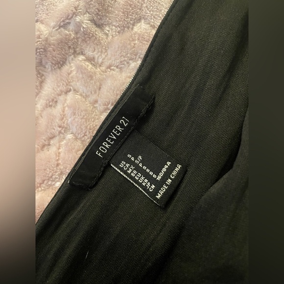 Y2K Metallic Dress Plunge Neck Black Silver Dress S party dress - Picture 7 of 11